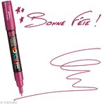 Marqueur Posca Lie de vin PC1MC Pointe conique extra-fine