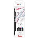 Pentelarts stylo pinceau sign pen artist  set de 4 pentel arts