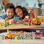 Lego 41701 friends le marché de street food  avec jouet camion tacos et bar a jus  idée de cadeau créatif pour enfants +6 ans