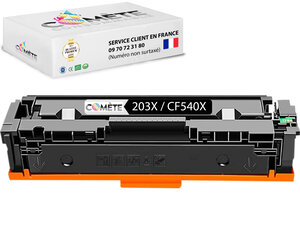 1 toner compatible avec hp 203x cf540x (203a cf540a) noir