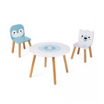 Table et 2 chaises - Banquise