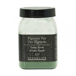 Pigment en poudre - sennelier - terre verte - pot de 200 ml
