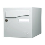 Boîte aux lettres Préface 1 porte gris clair brillant ral 7035b