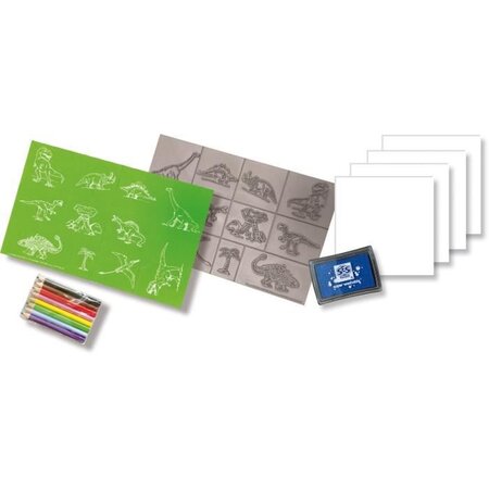 Ses creative kit de tampons dinosaures