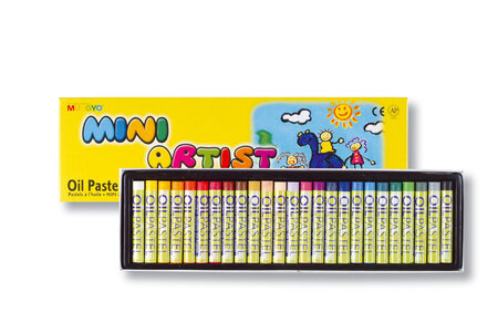 Pastels huile pour enfant Mungyo Mini Artist 25 pièces