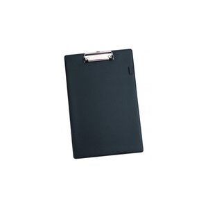 Porte-bloc à pince A4 en PVC - Noir