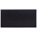 vidaXL Commode Café noir clair Bois d'acajou massif