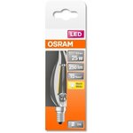 Osram ampoule led flamme coup de vent clair filament 2 5w=25 e14 chaud