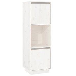 vidaXL Buffet Blanc 38x35x117 cm Bois massif de pin
