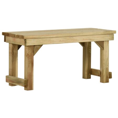 vidaXL Banc de jardin 90 cm Bois de pin imprégné