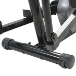 vidaXL Vélo elliptique magnétique avec mesure du pouls