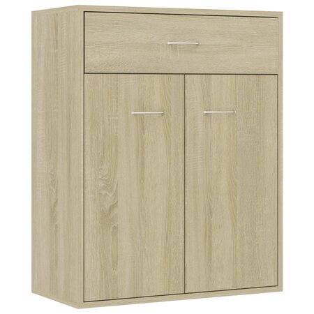 vidaXL Buffet Chêne sonoma 60x30x75 cm Aggloméré