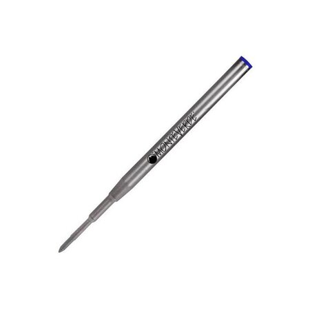 Blister 2 recharges gel bleu pointe fine compatible avec montblanc monteverde