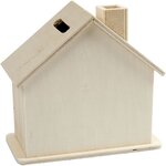 Tirelire en bois à décorer Maison - 10 x 10 x 5 4 cm