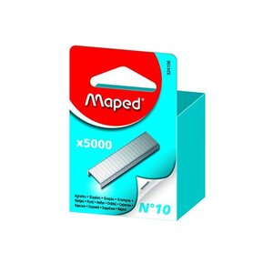 Boite de 5000 agrafes nº 10 zingué maped