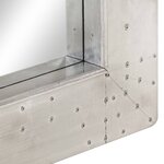 vidaXL Miroir de style aviation 80x50 cm Métal