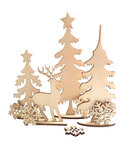Decor Foret De Noel A Monter 175X225 mm