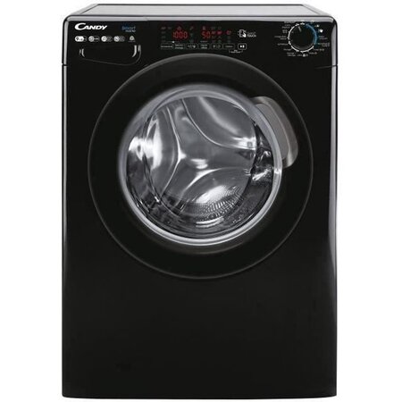 Lave-linge séchant candy csws496twmbbe-47 - lavage 9 kg / séchage 6 kg - largeur 60 cm - 1400 tours/min - noir