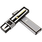 Stylo personnalisé initiale Black & Gold - Lettre A - Draeger