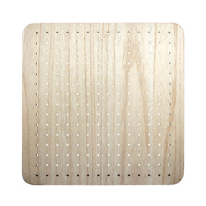 MDF Board plaqué nature 40x40x2 5cm y compris suspension