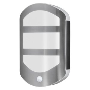 ENDURA STYLE PLATE WALL SENSOR Applique Extérieure13w=600lm - Acier Inoxydable