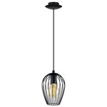 Eglo lampe suspendue newtown 1 lampe noir