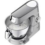 KENWOOD KVC85.124.SI - Robot pâtissier Titanium Chef Baker - 2 bols en inox 3,5L et 5L - Balance intégrée 6kg - Blender 1,8L - 1200W