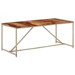vidaXL Table de salle à manger 180x90x76 cm Bois solide