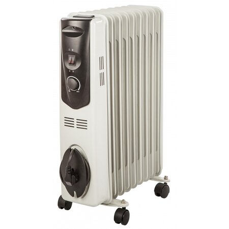Radiateur bain huile 3 vitesses 2500w chauffage d'appoint