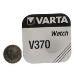 Pile oxyde argent pour montres v370 (sr69) sr920sw 1 55 volt varta