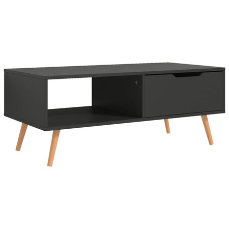 vidaXL Table basse Gris 100x49 5x43 cm Aggloméré
