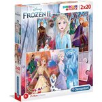 CLEMENTONI - 24759 - 2x20 pieces - La Reine des Neiges 2