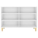 vidaXL Buffet Blanc 103 5x35x70 cm Aggloméré