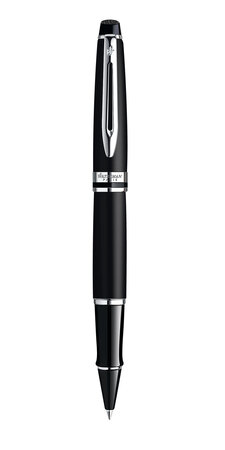 Waterman stylo roller expert  pointe fine  noir mate  recharge noire pointe fine  coffret cadeau