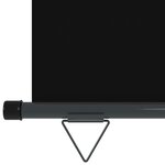 vidaXL Auvent latéral de balcon 160x250 cm Noir