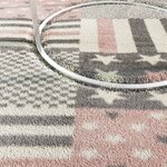 vidaXL Tapis pour enfants 160x230 cm Motif d'étoiles Rose