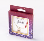 Bracelet juliette avec perles rouges