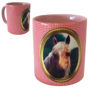 Tasse en céramique cheval par cbkreation
