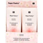 2 gommes transparentes forme fleurs sakura - printemps japonais