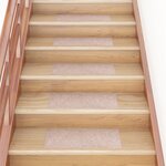 vidaXL Tapis d'escalier autocollants Rectangulaire 15 Pièces 60x25 cm