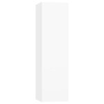 vidaXL Ensemble de meuble TV 7 Pièces Blanc Aggloméré