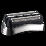 Braun piece de rechange 32s argentée pour rasoir - compatible avec les rasoirs series 3