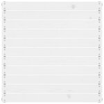 vidaXL Repose-pied de jardin 70x70x30 cm Blanc Bois de pin solide