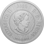 Monnaie en argent 2 dollars g 31.39 millésime 2023 tribute w mint mark polar bear