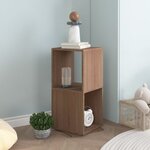 vidaXL Armoire rotative Chêne Sonoma 34 5x34 5x75 5 cm Aggloméré