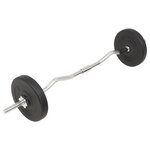 vidaXL Ensemble d'haltères et barres d'haltères 30 kg