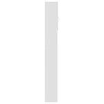 vidaXL Meuble de machine à laver Blanc 64x25 5x190cm Bois d'ingénierie