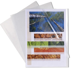 Sachet De 10 Pochettes Coin Polypropylène Rigide Haute Résistance 20/100e - A3 Vertical - X 5 - Exacompta