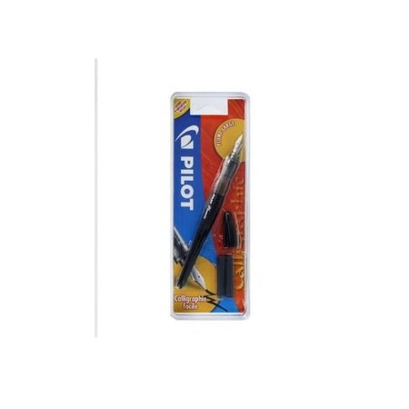 Stylo plume de calligraphie plumix large corps noir tracé: 0 7 mm pilot