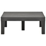 vidaXL Salon de jardin 5 Pièces Plastique Anthracite